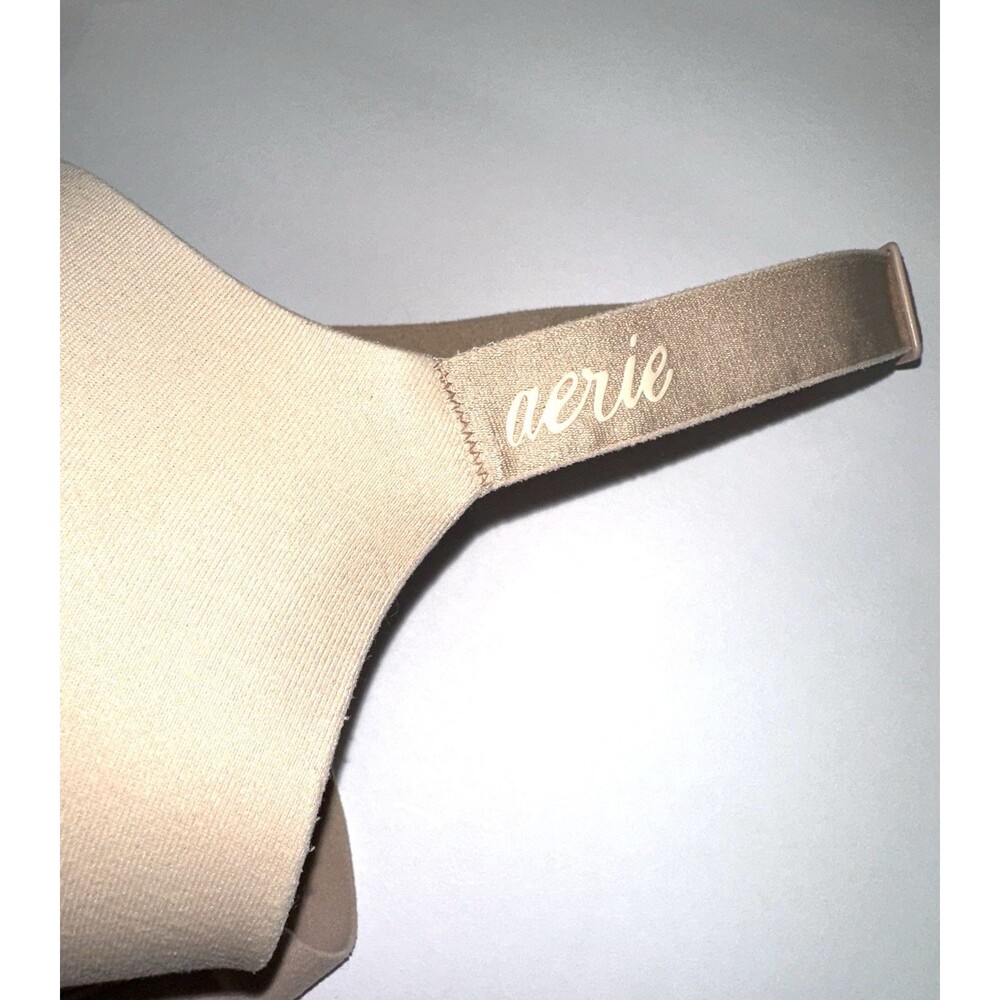 Aerie Women's Smoothez Full Coverage Lightly Lined Bra Sands Size 34DD Support - Picture 4 of 4